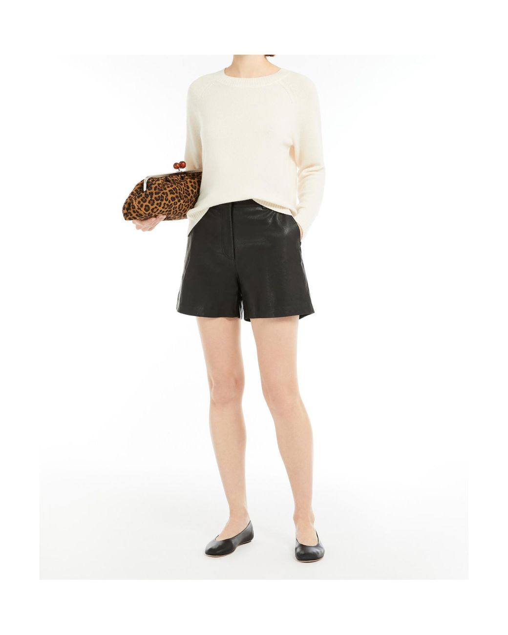 Weekend by Maxmara White Cashmere Yarn Jumper