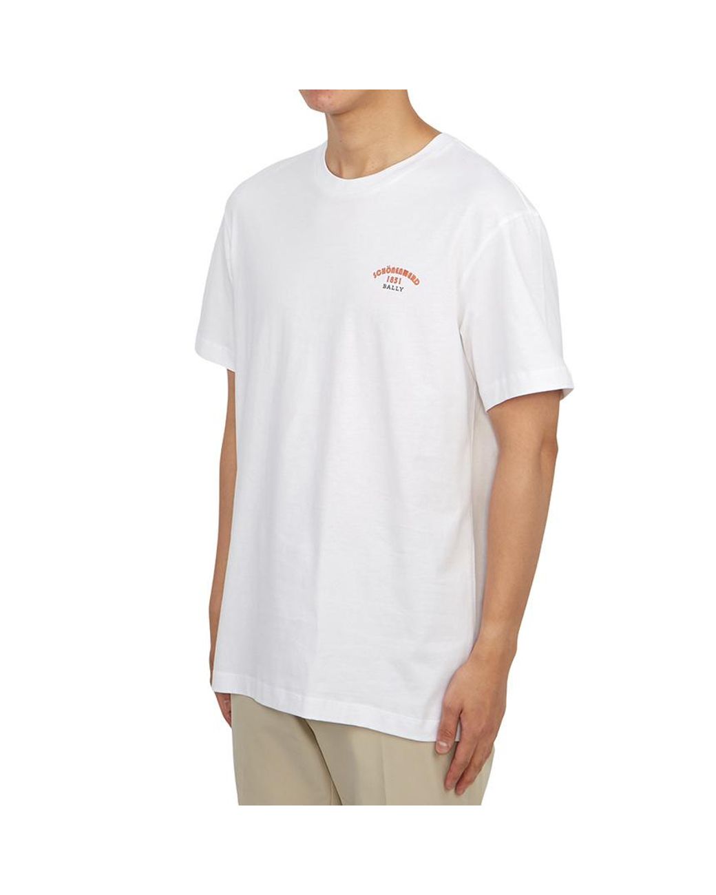 Bally White Short-Sleeved T-Shirt for men