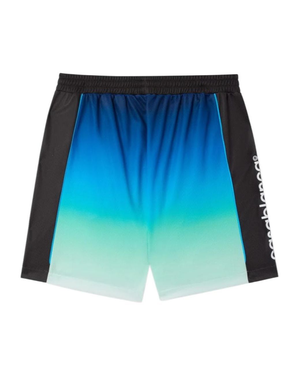 Casablanca Blue Gradient Logo Shorts for men