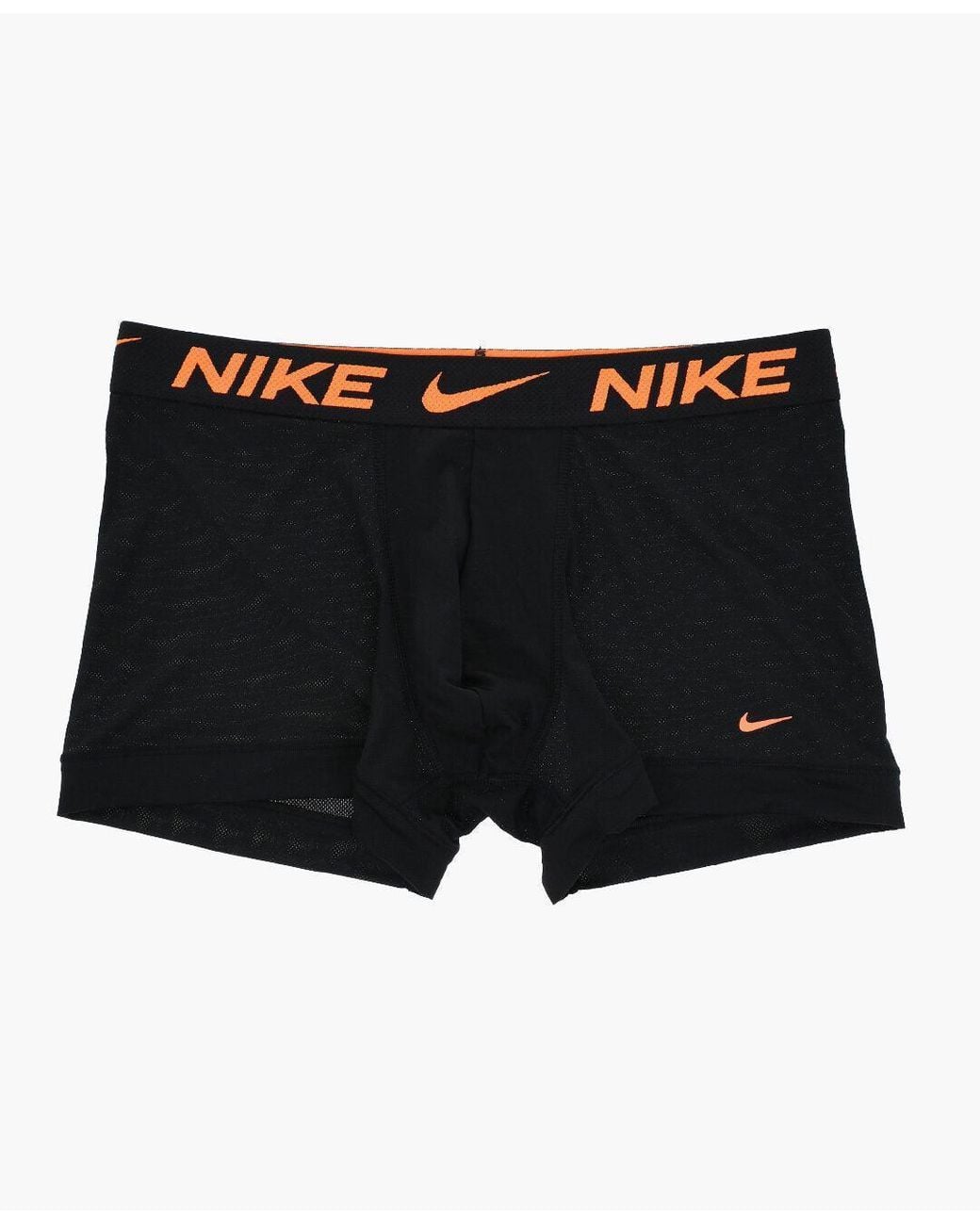 Nike Blue Dri-Fit Boxers With Logo Elastic Waistband 3-Pack for men