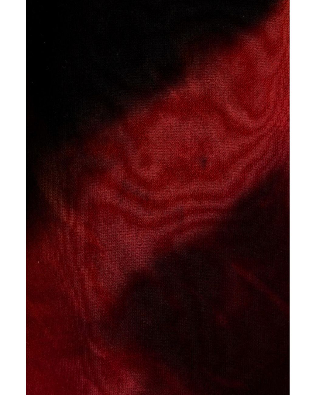 DSquared² Red Tie-Dyed Logo Printed Track Shorts for men