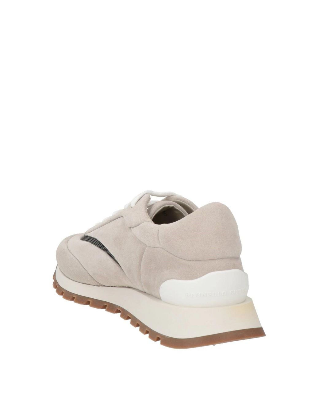 Brunello Cucinelli White Low-Top Casual Shoes