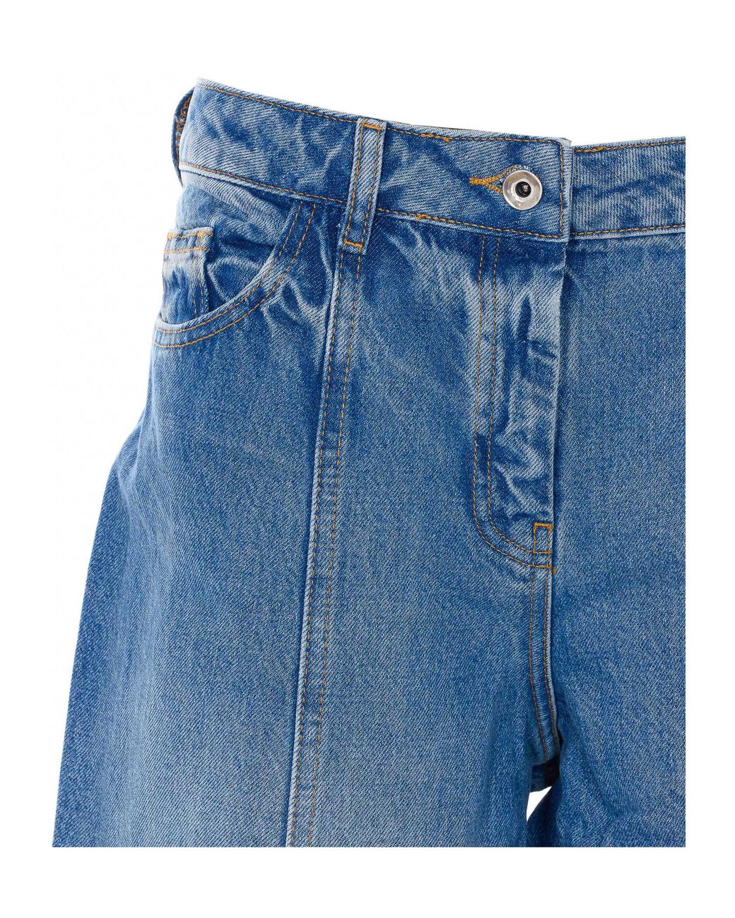 Patrizia Pepe Blue Wide Leg Jeans