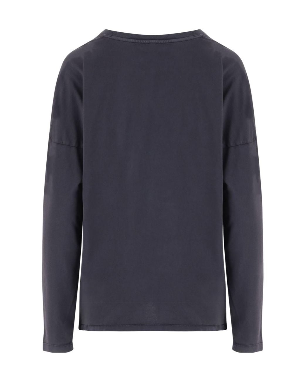 Pinko Blue Logo Print Long-Sleeve Top