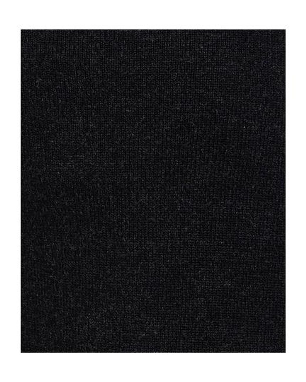 Balenciaga Black Wool Knit Midi Skirt