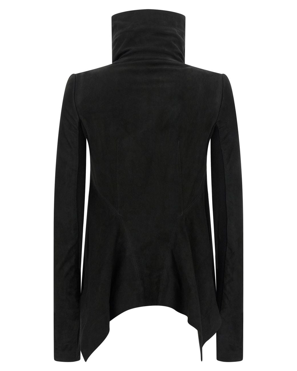 Rick Owens Black Long-Sleeved Jacket