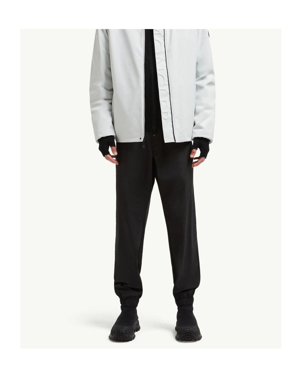 Moncler Black Jogging Pants for men