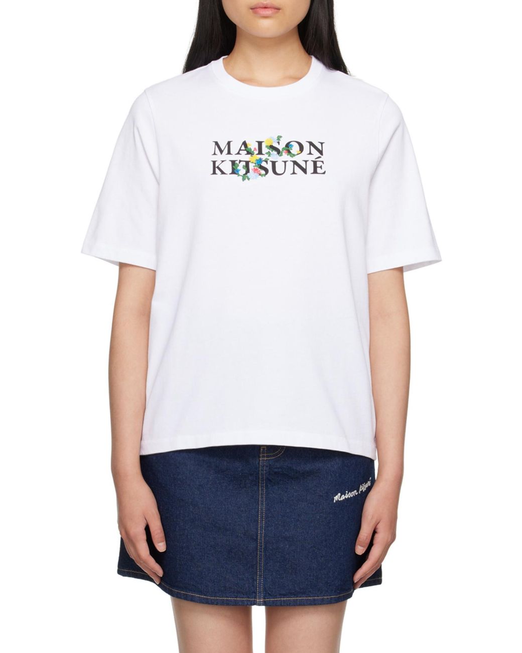 Maison Kitsuné White T Shirts And Polos