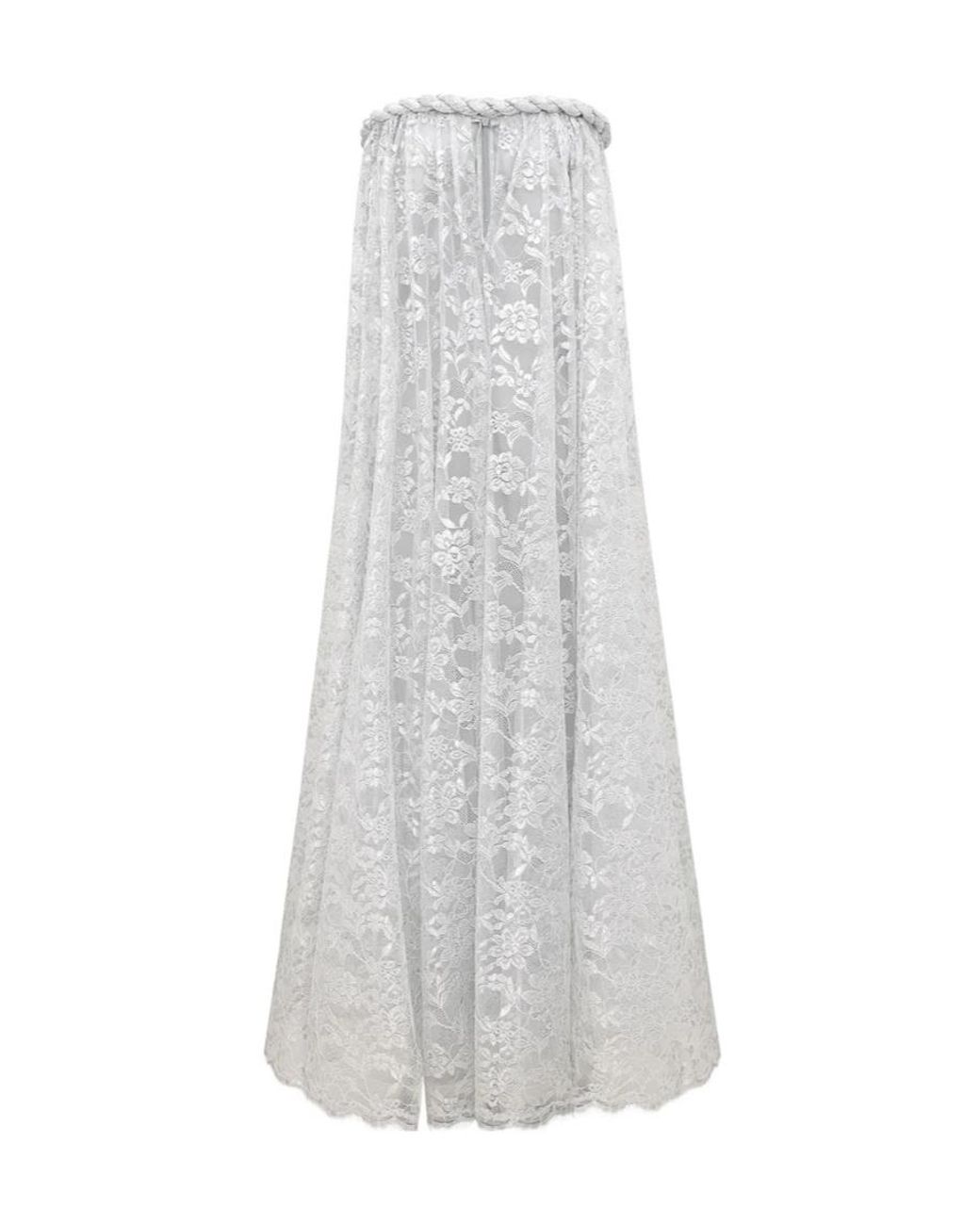 Zimmermann White Carousel Metallic Twist Gown