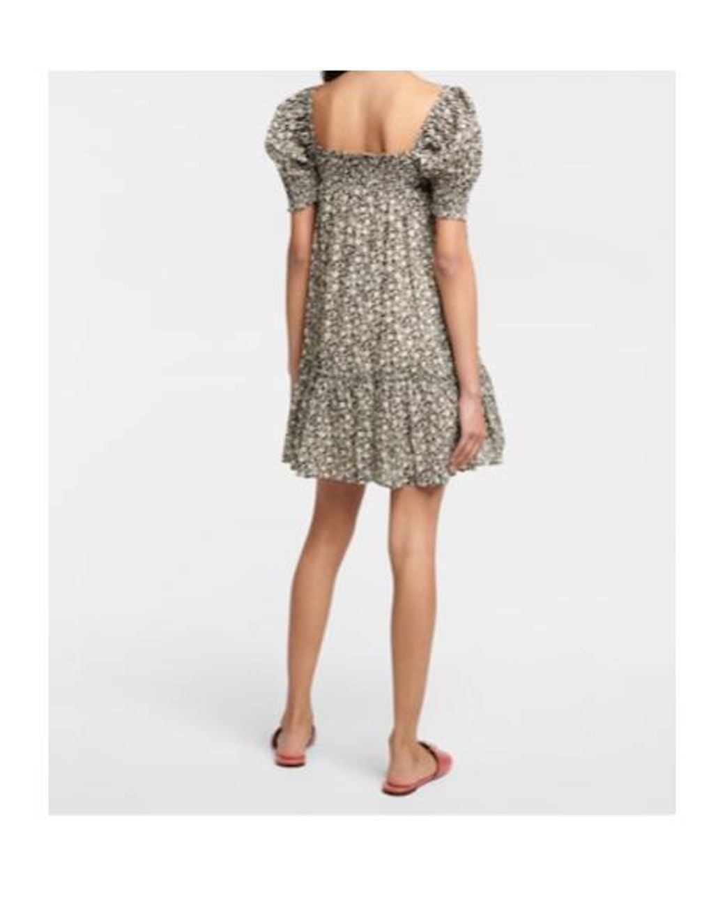 Tory Burch Multicolor Floral Smocked Minidress