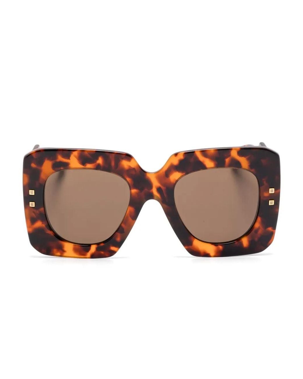 Balmain Brown Full Frame Sunglasses