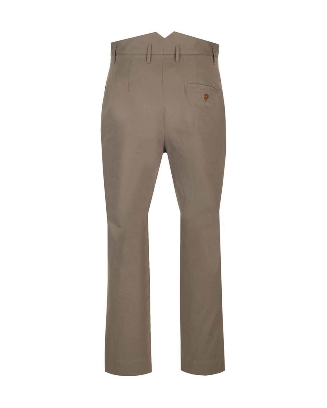 Vivienne Westwood Gray Cropped Cruise Trousers for men