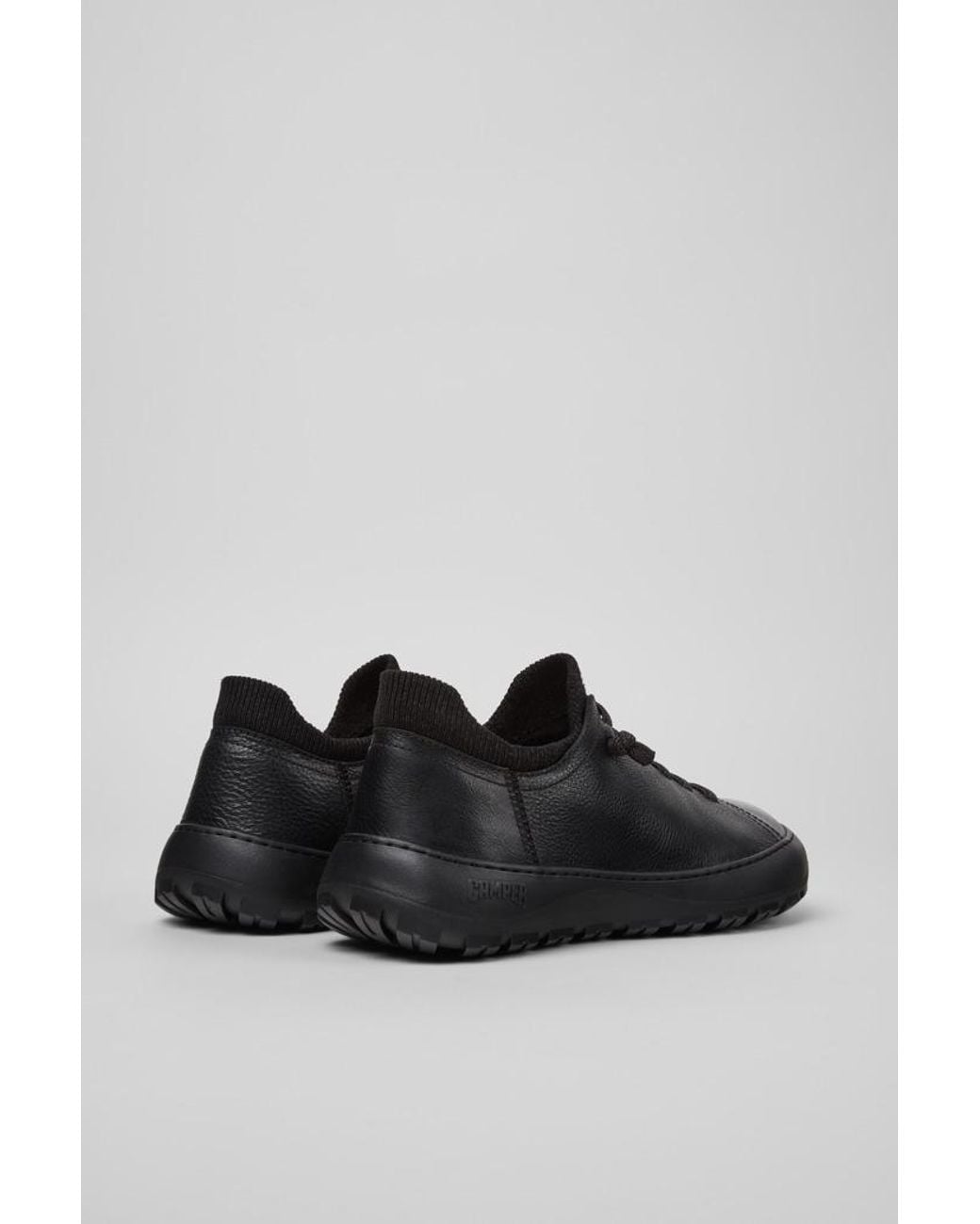 Camper Black Peu Serra Leather Sneakers