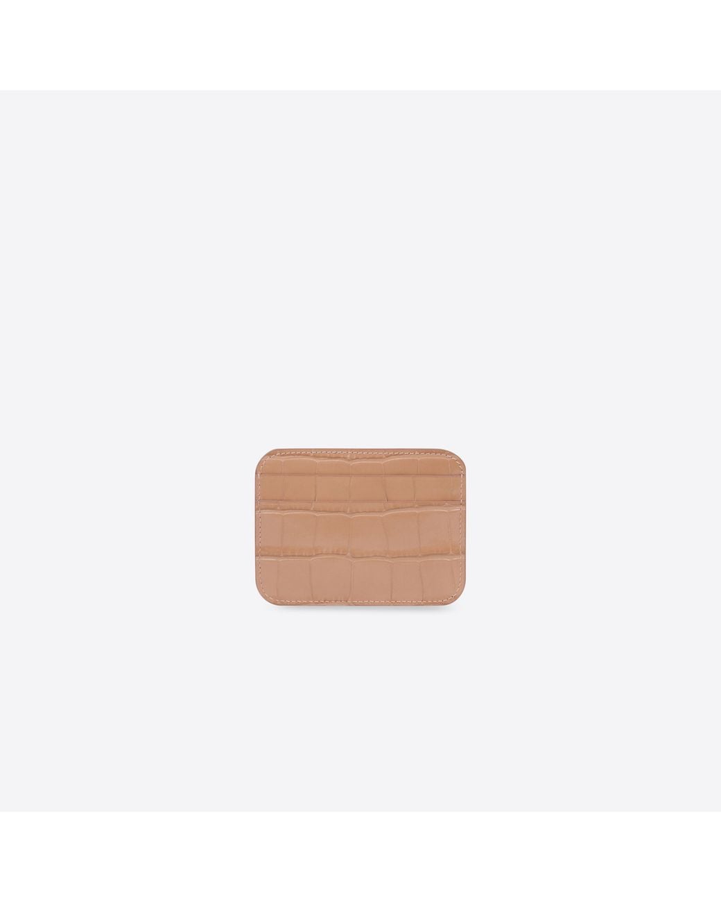 Balenciaga Natural Portacarte Cash Da Donna