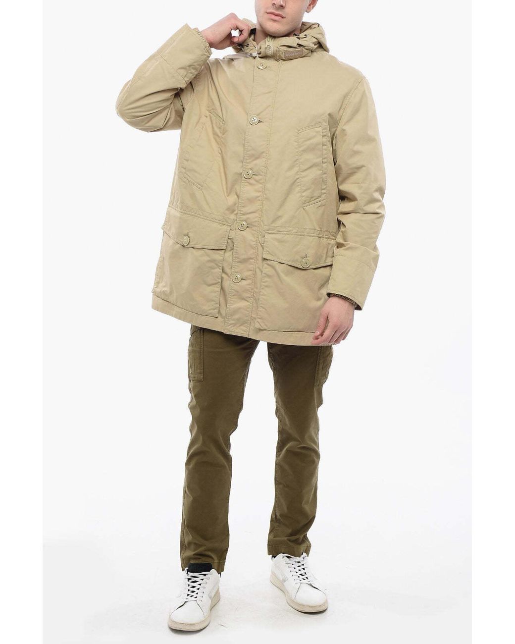 Woolrich Natural Summer Utility Parka for men