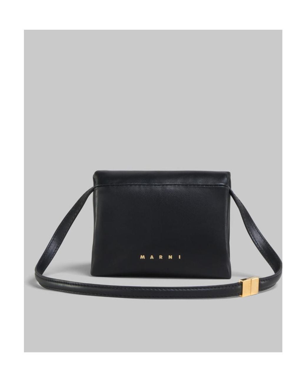 Marni Black Xaml Mini Clutch Bag