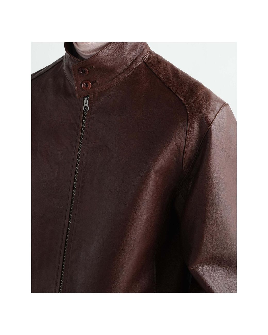 Lemaire Brown Harrington Jacket for men