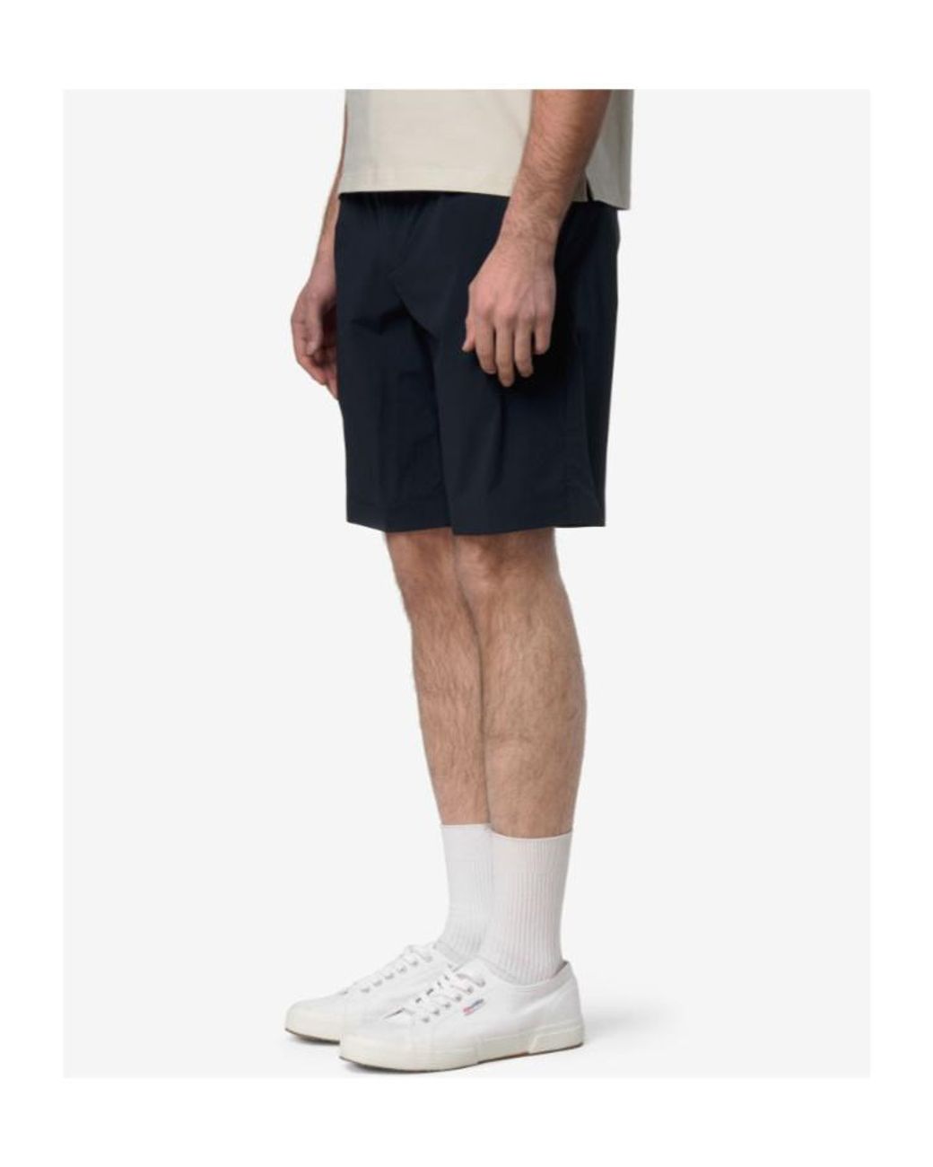 K-Way Blue Tailored Bermuda Shorts for men