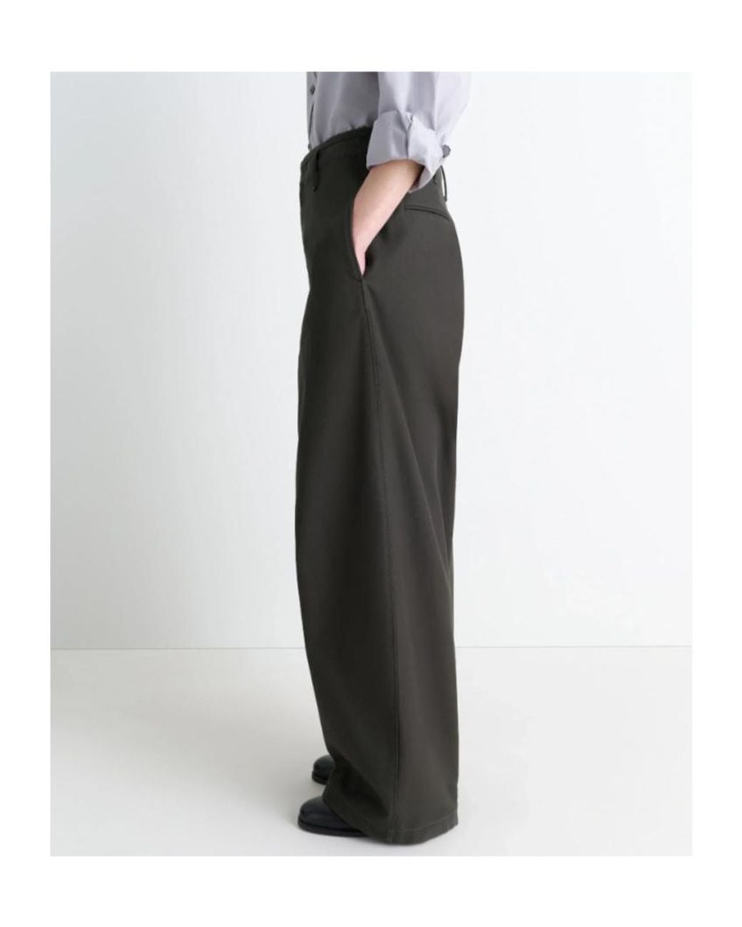 Lemaire Gray Large Chinos