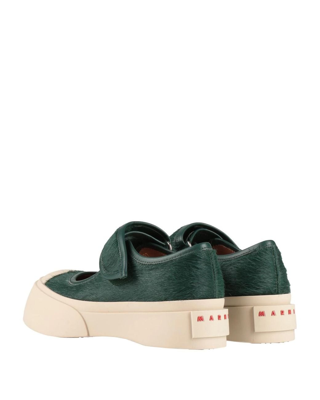 Marni Green Mary Jane Flats