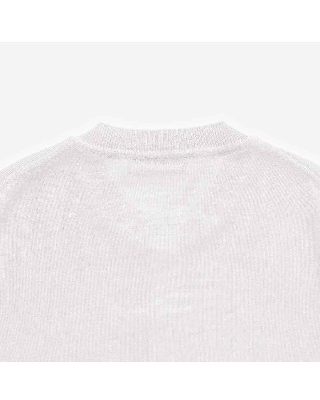 Vivienne Westwood White Logo Embroidered Knitted Cardigan