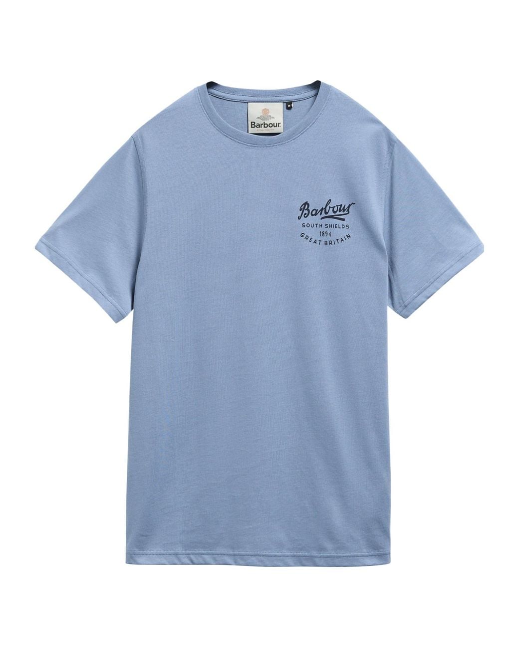 Barbour Blue Graphic T-Shirt for men