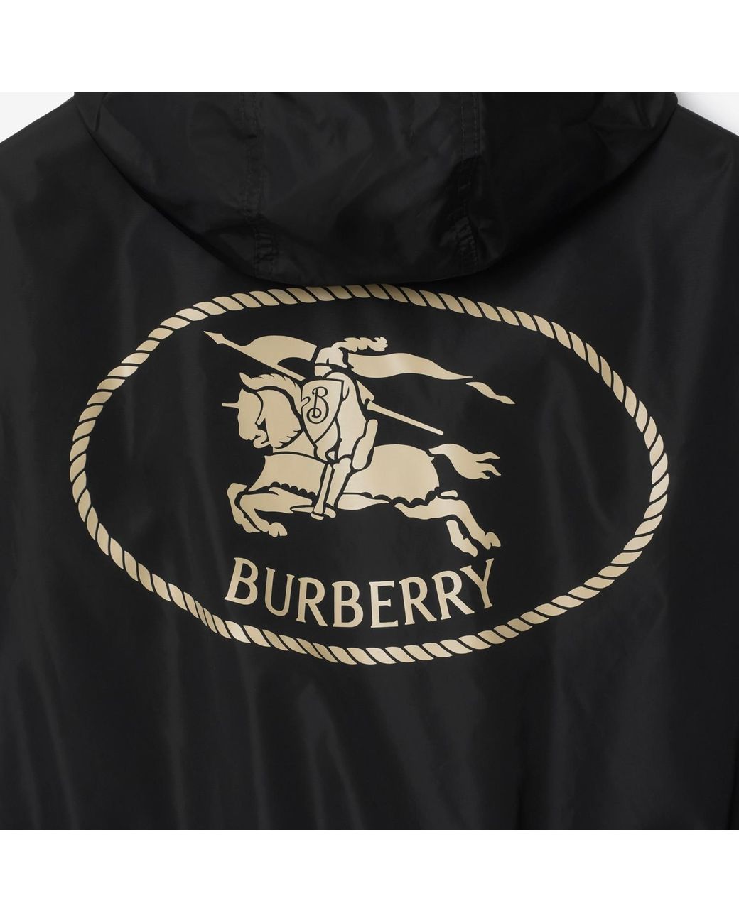 Burberry Black Nylon Knight Stamp Jacket