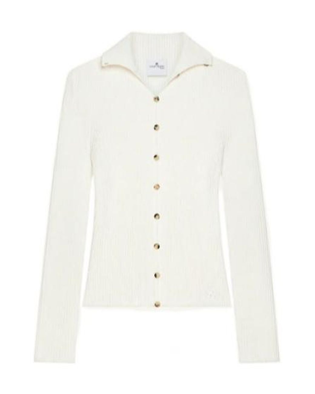 Courreges White Solar Cardigan