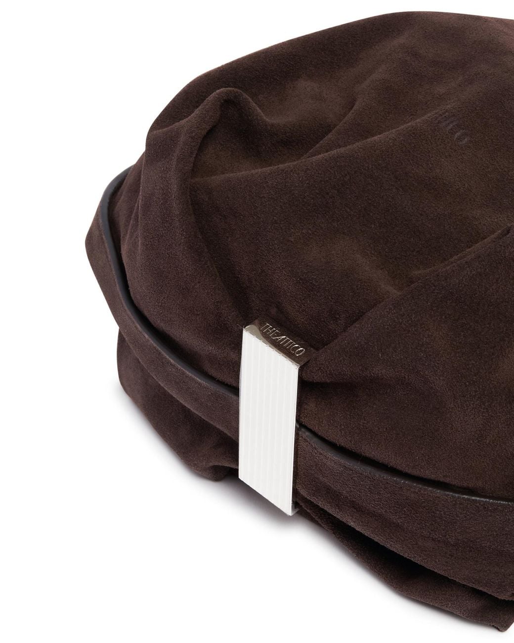 The Attico Brown The La Scoop Shoulder Bag