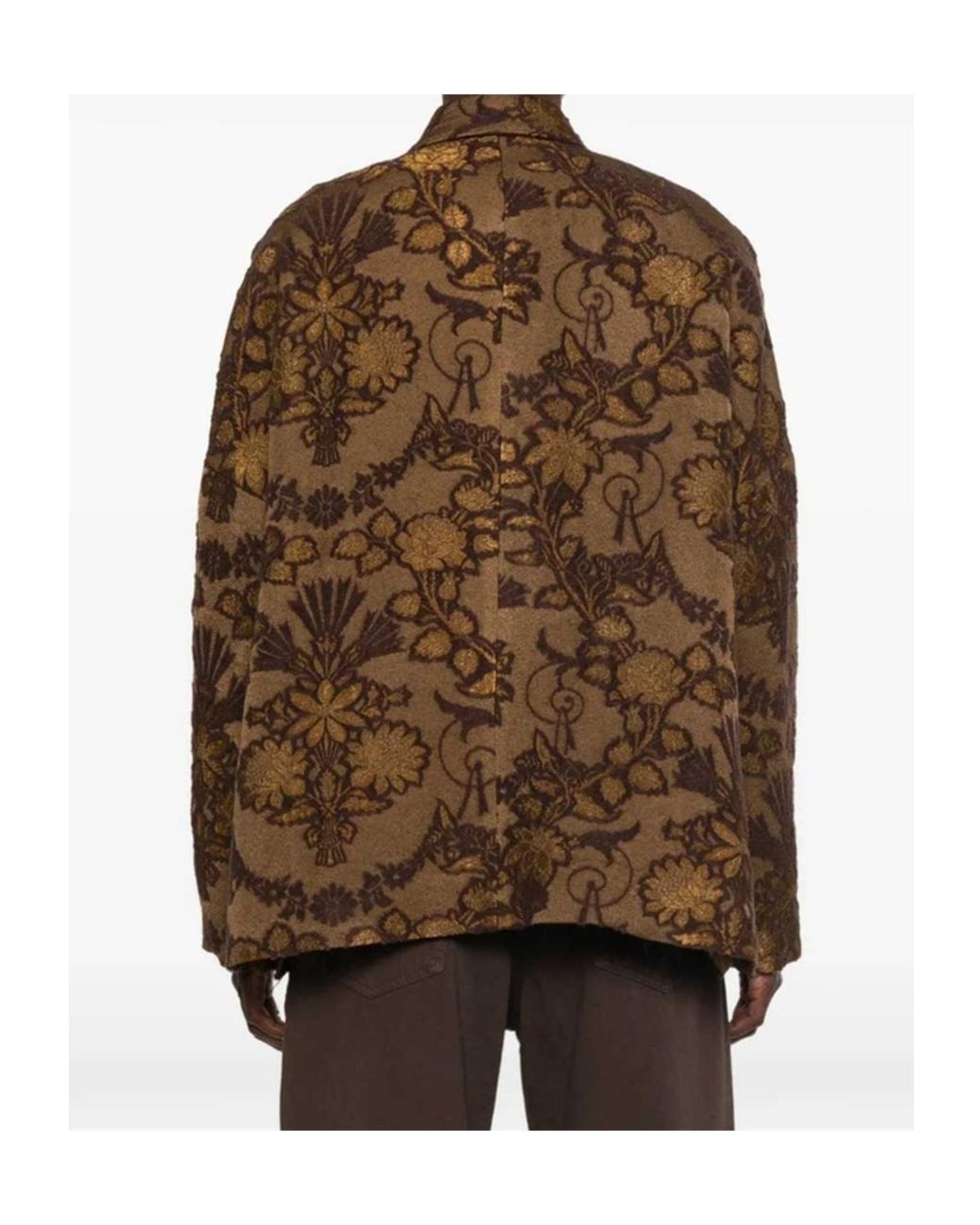 Uma Wang Brown 'Crossword' Jacket