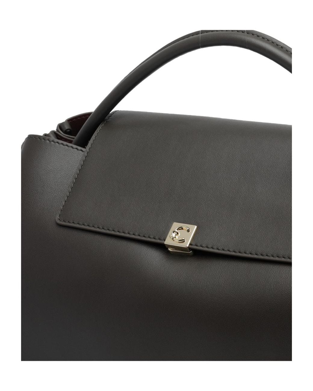 Coccinelle Black Pansy Bimateria Top Handle Bag