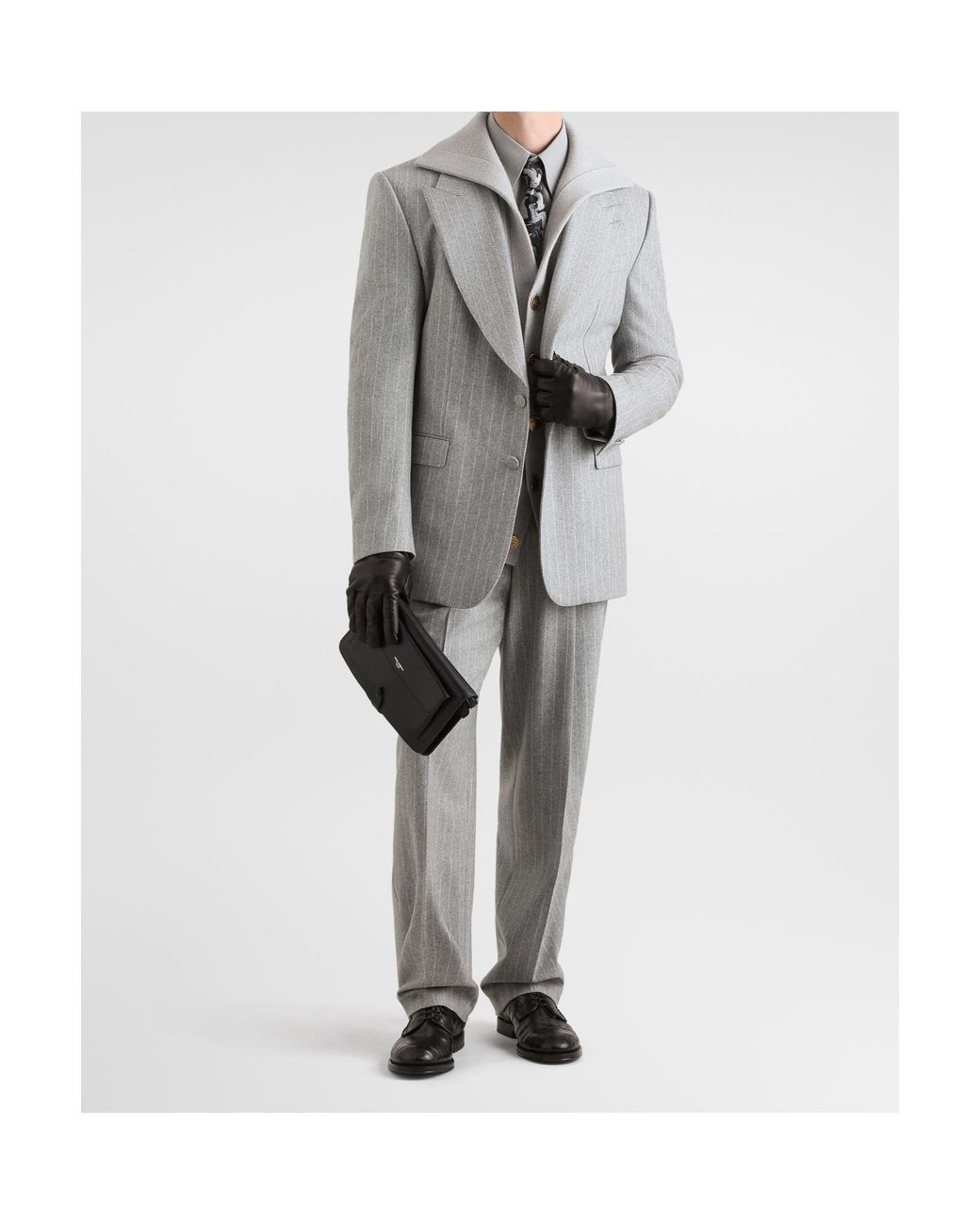 Dolce & Gabbana Gray Martini Single-Breasted Jacket for men