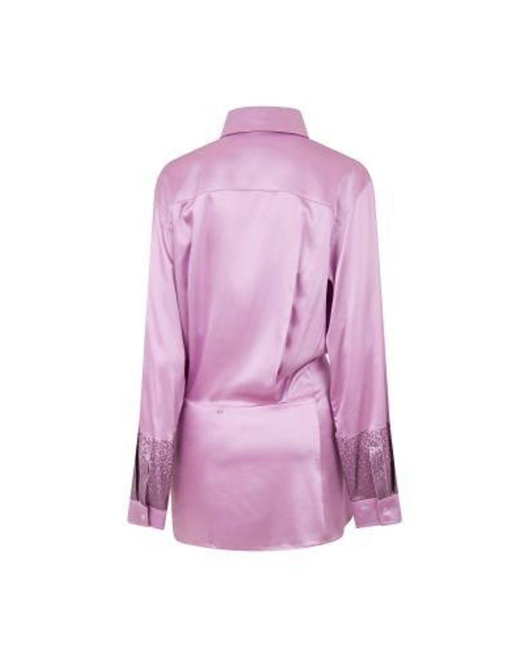 Off-White c/o Virgil Abloh Purple Duchesse Twist-Front Mini Dress