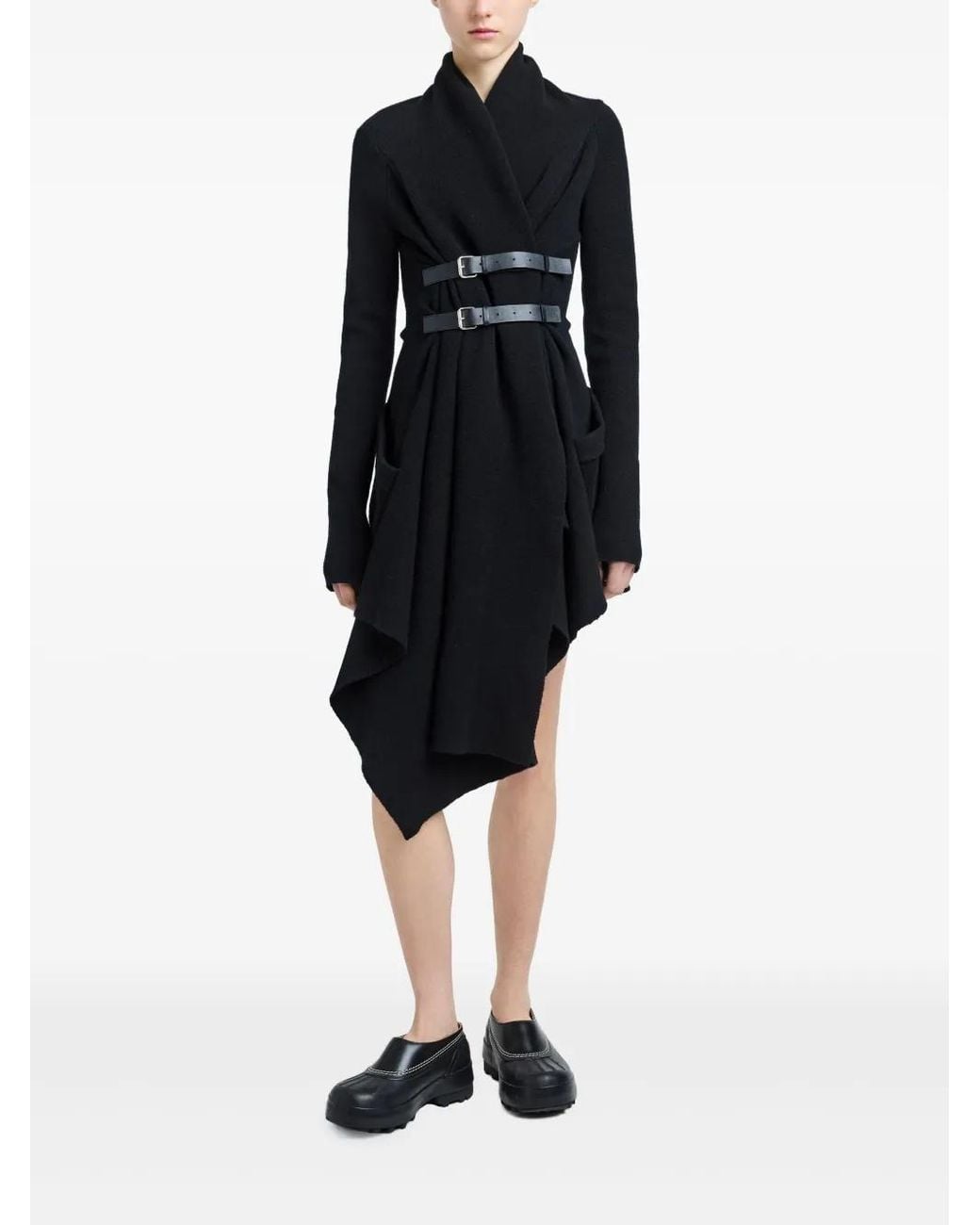 Proenza Schouler Black Asymmetric Dress