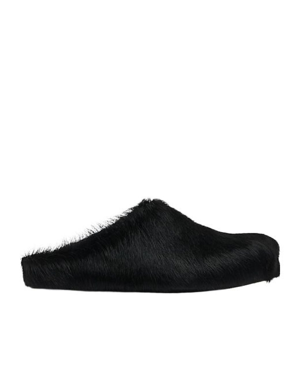 Marni Black Slipon Sandals