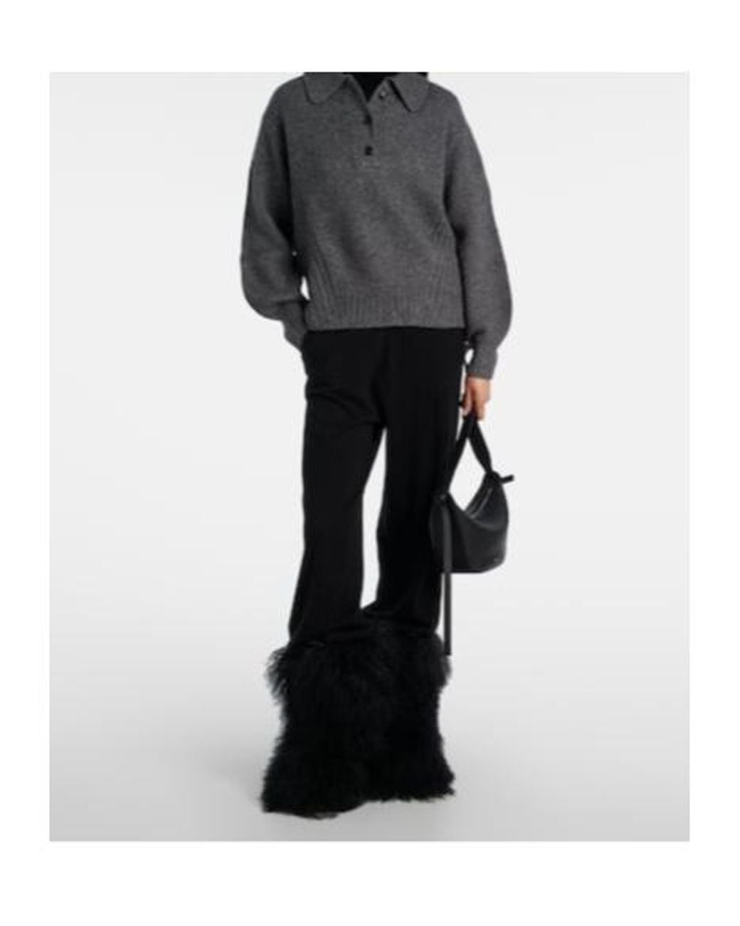 Bogner Black Les Arcs Shearling Snow Boots