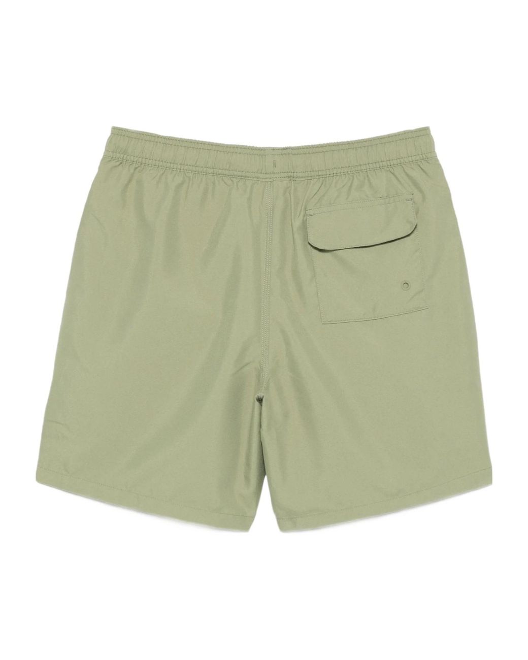 Barbour Green Staple Logo-Embroidered Drawstring Swim Shorts for men