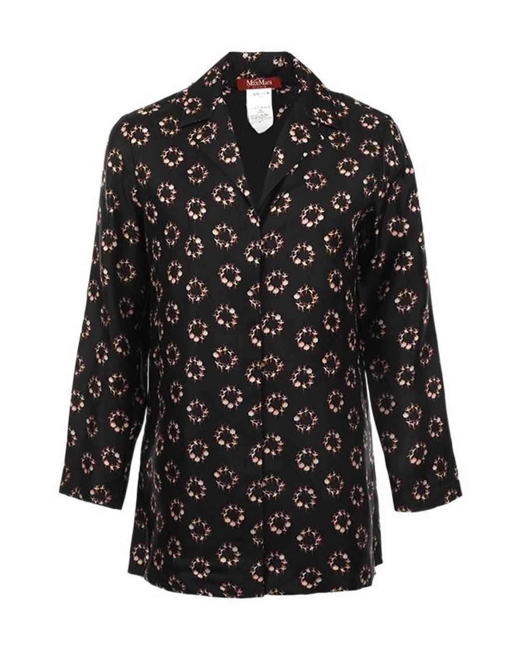 Max Mara Black Long-Sleeved Shirt