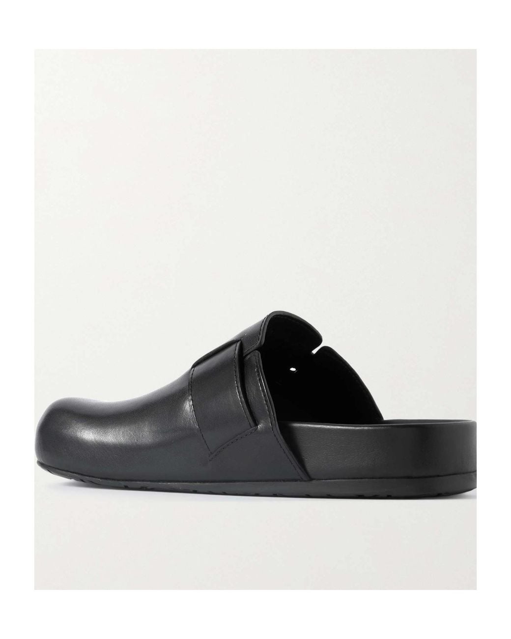 Loewe Black Ease Buckle Mule