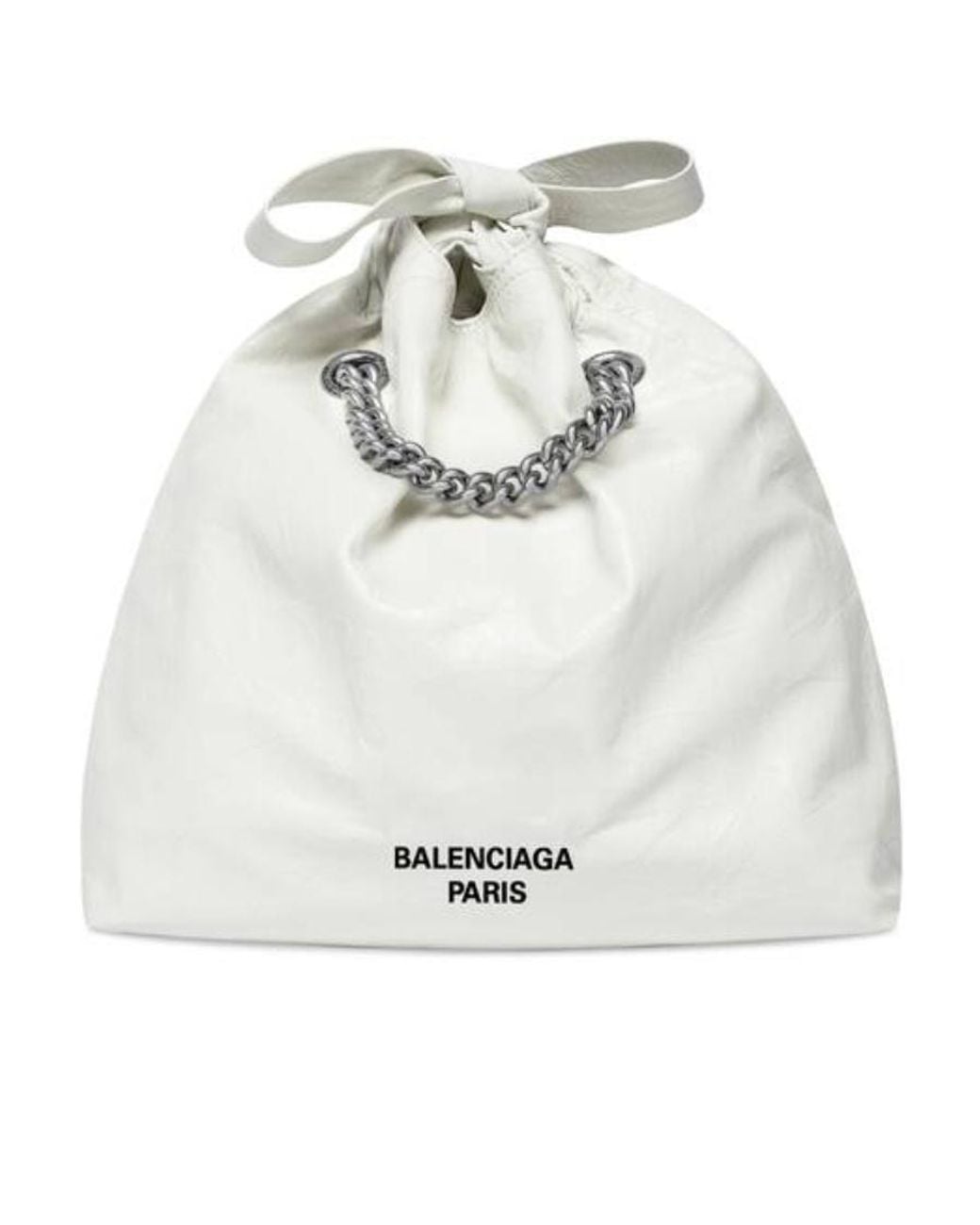 Balenciaga White Borsa Tote Crush Piccola Da Donna