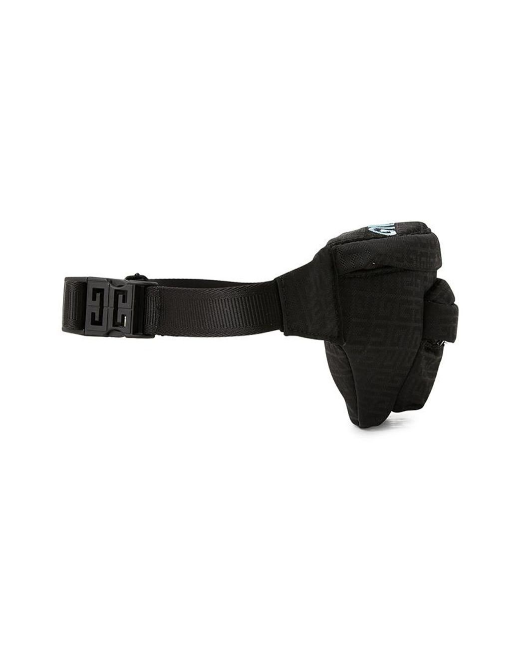 Givenchy Black Logo-Printed Waist Bag