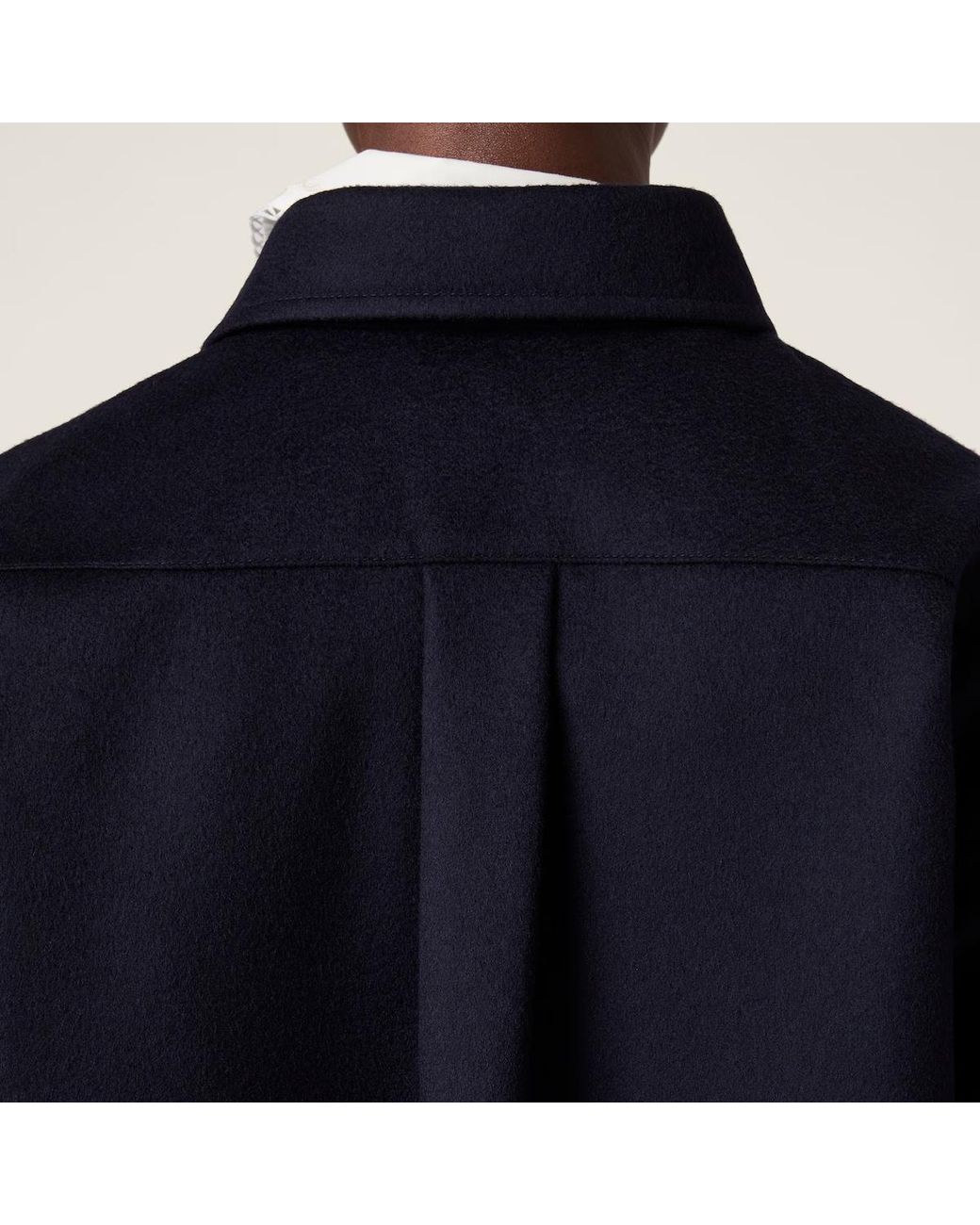 Miu Miu Blue Logo-Embroidered Button-Up Shirt