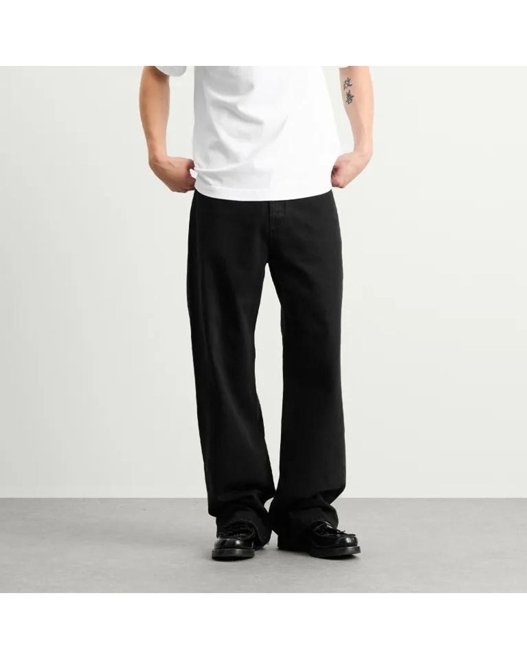 Jacquemus Black De Nimes Straight-Leg Jeans for men