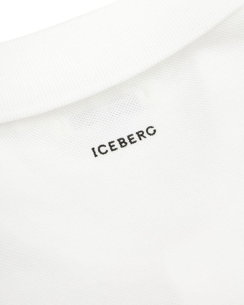 Iceberg Black Printed Pattern Polo Shirt for men