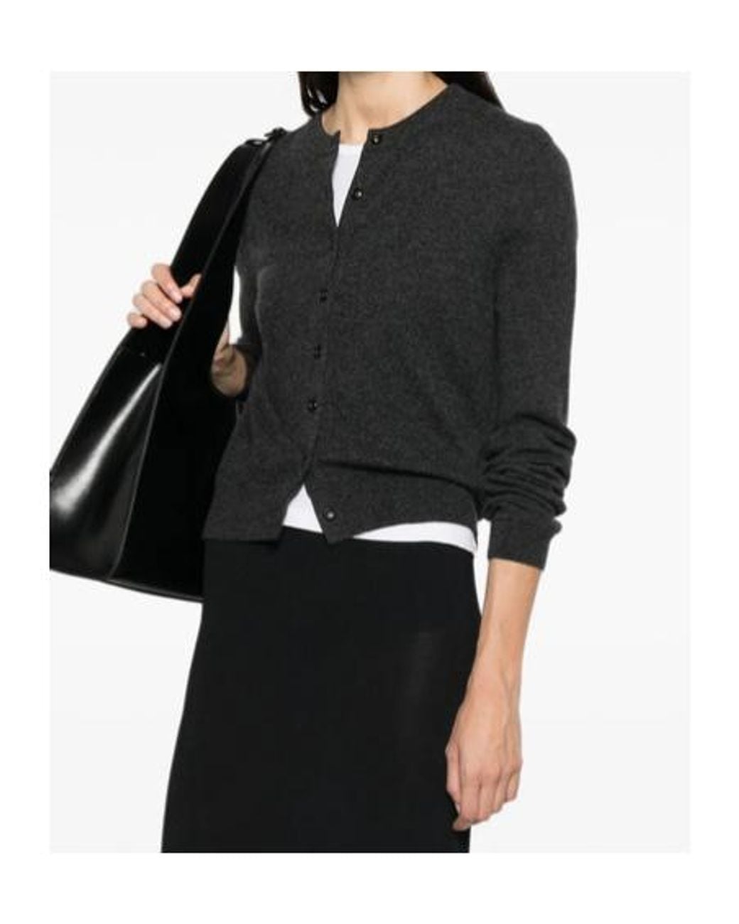 Lisa Yang Black Karia Button-Fastening Cardigan