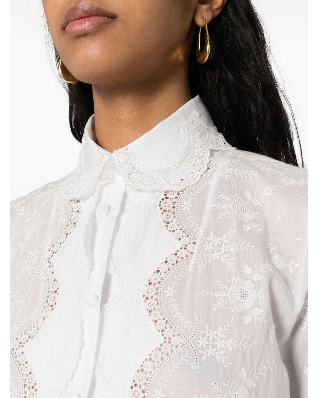 Ermanno Scervino White Midi Dress