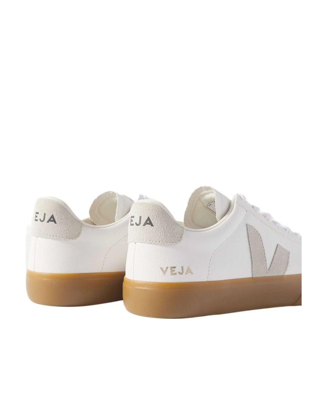 Veja White Campo Low-Top Sneakers for men