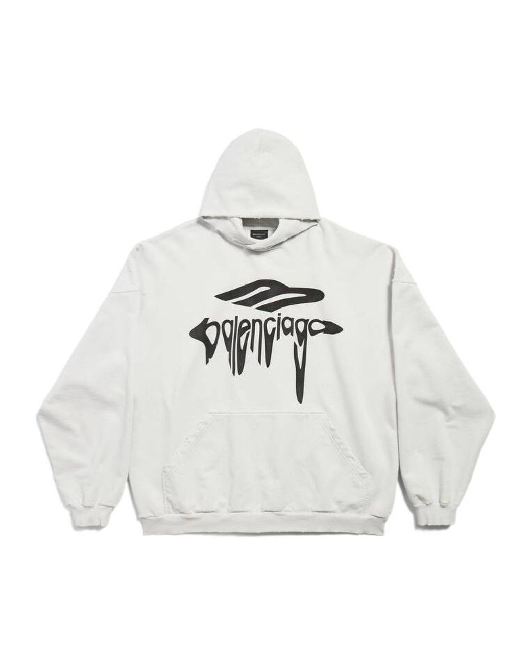 ＊BALENCIAGA＊3B Liquified Hoodie ラージフィット 関税送料込 Balenciaga 3B Liquified Hoodie Large Fit | Saks Fifth Avenue