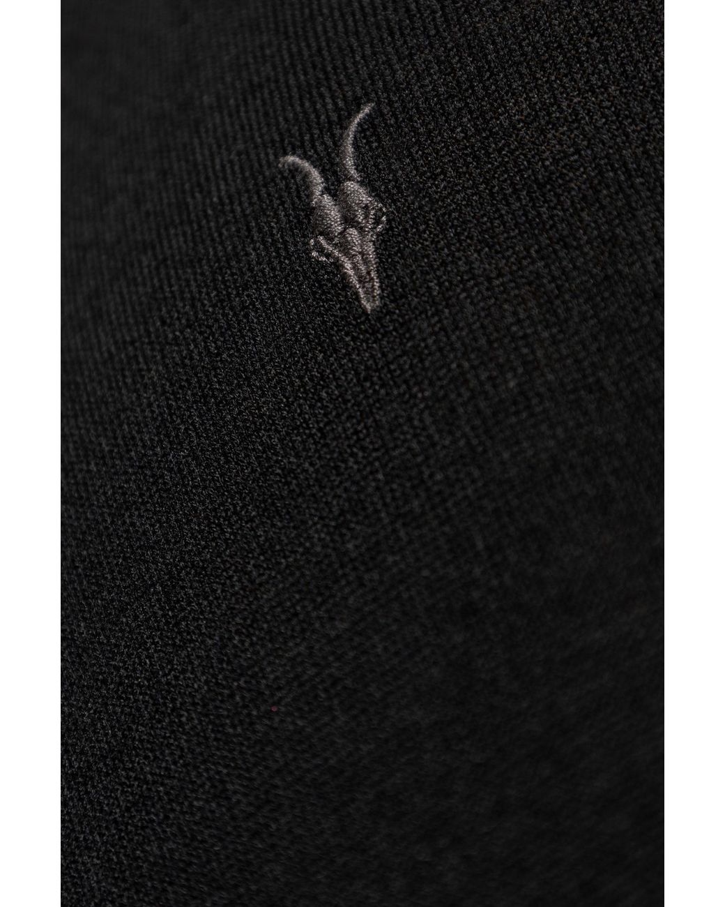 AllSaints Black Signature Crew Neck Knitwear for men