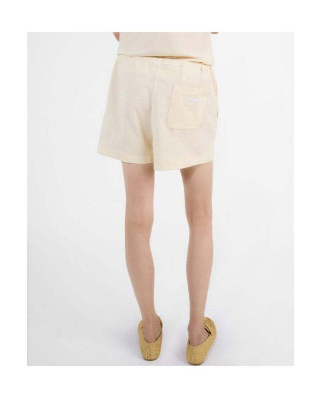 Prada Gray Piqué Shorts